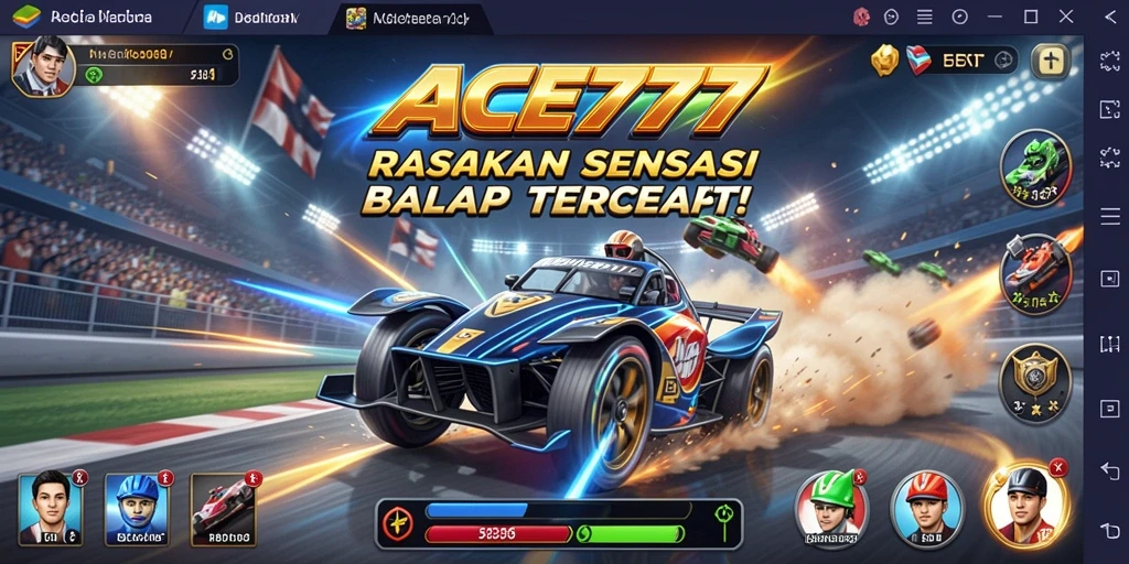 Tampilkan aksi balap cepat di berbagai lintasan menegangkan.