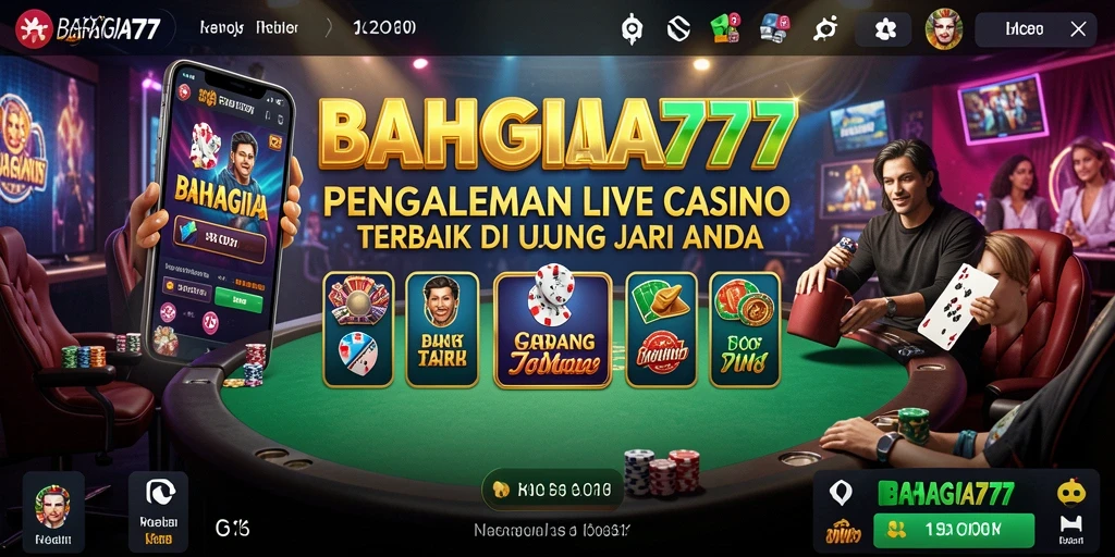 Tampilan gameplay Live Casino yang menarik dan mendebarkan.