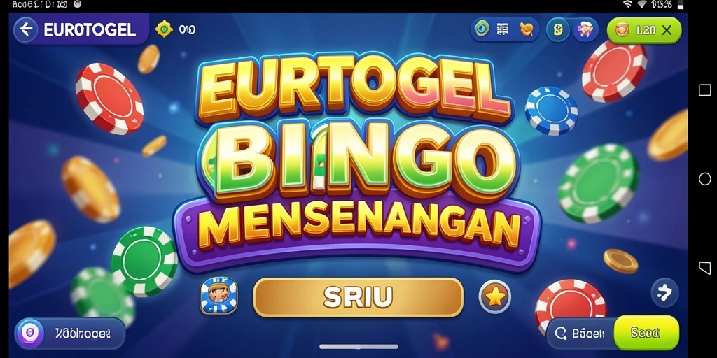 Screenshot permainan Bingo di EUROTOGEL menampilkan suasana yang seru dan interaktif.