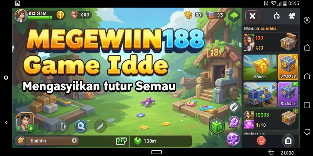 Tampilan gameplay MEGEWIN188 yang menawan dan interaktif.