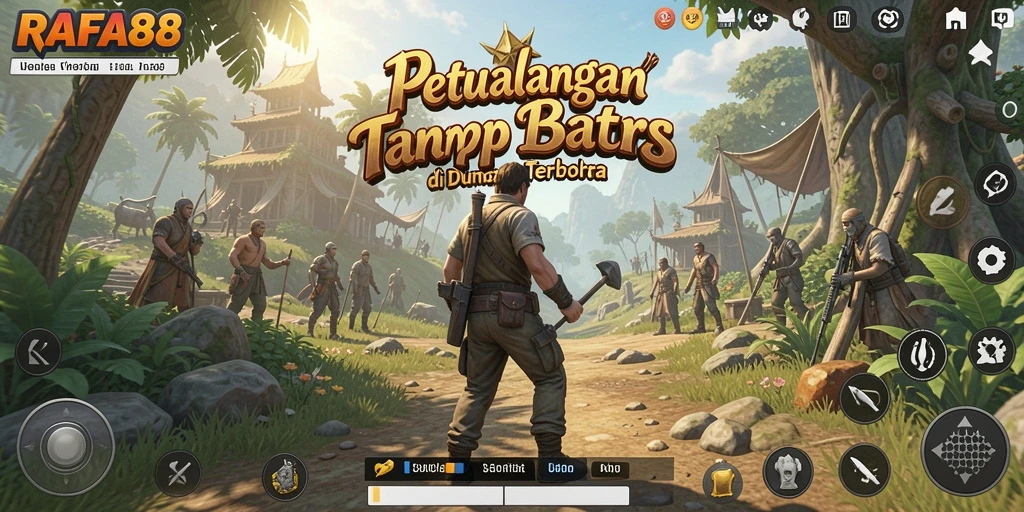 Tampilan gameplay RAFA88 yang memukau di dunia terbuka.